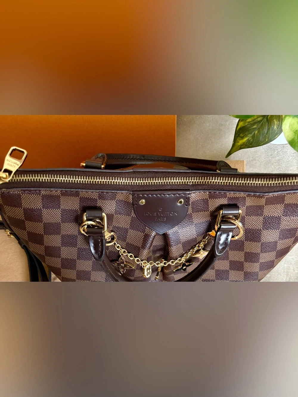 Beautiful Authentic Louis Vuitton Damier Ebene Siena PM Handbag,EUC!